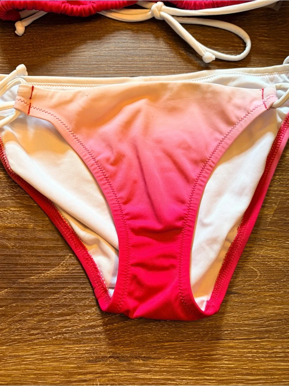 Victoria’s Secret Pink Ombre String Bikini Set Small